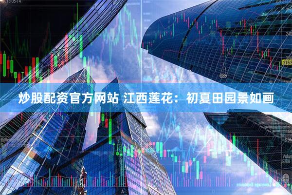 炒股配资官方网站 江西莲花：初夏田园景如画